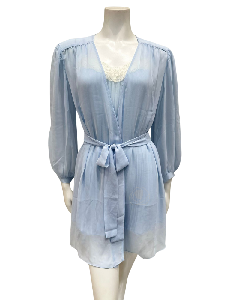 Rya Collection 706 Marian Blue True Love Chiffon Wrap myselflingerie.com