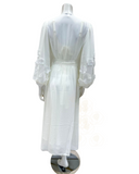 841 + 842 Ivory Saint-Tropez Gown & Wrap Robe Set