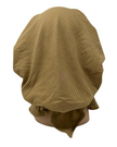Revaz HS502D Tan Ribbed Adjustable Pre-Tied Bandanna with Velvet Grip myselflingerie.com