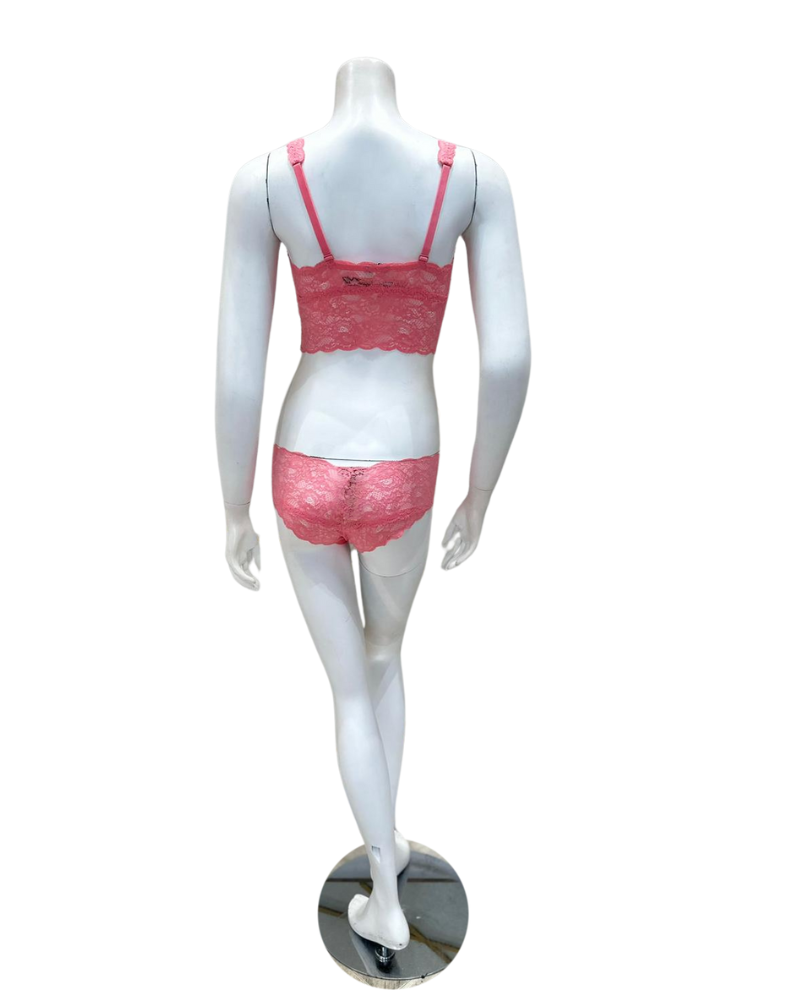  Cosabella NEVER1386+07ZL Venetian Dusk Lace Bralette & Short Set myselflingerie.com