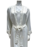 Flora Nikrooz Ivory Showstopper Gown & Robe Set