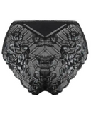 Pour Moi 28603 Black OOO La La Hi Waist Panty myselflingerie.com