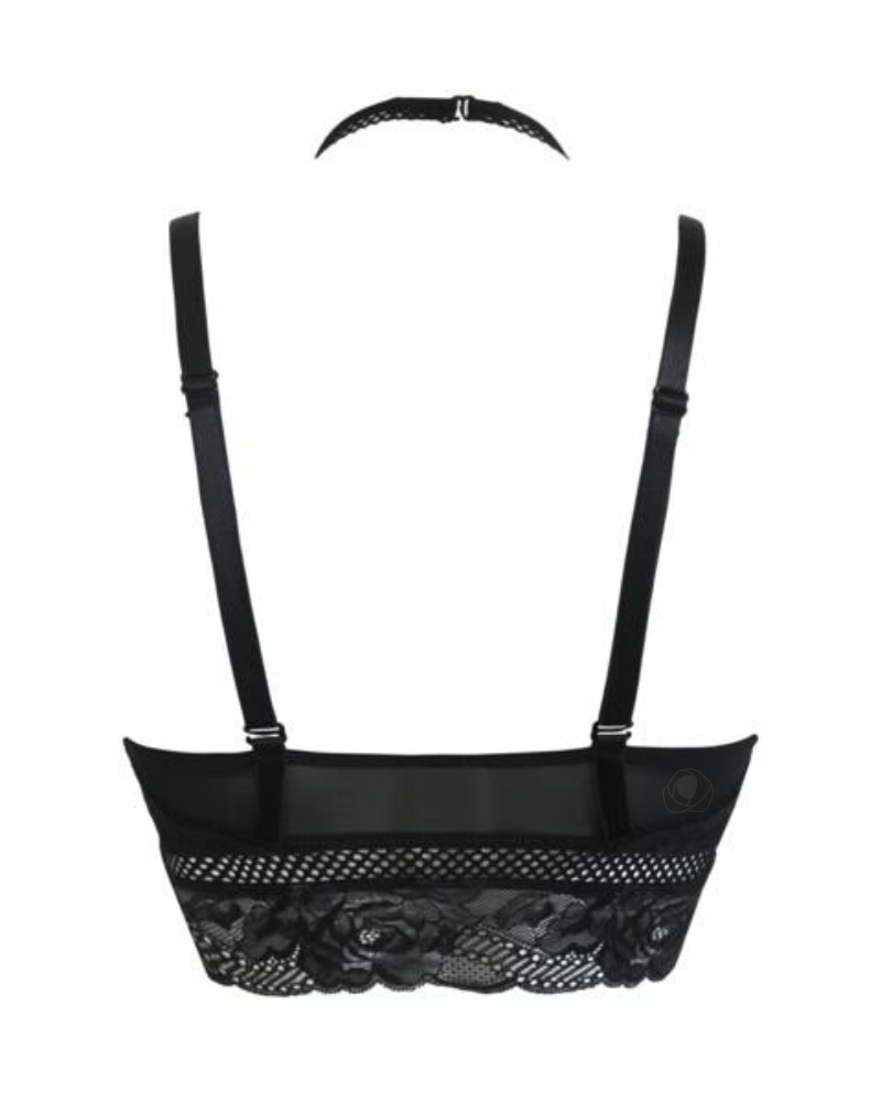 Pour Moi 28601 Black OOO La La Underwire Bralette myselflingerie.com