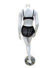 Cosabella COURT1301+0831 Black Courtney Lace Bralette & Boxer Set myselflingerie.com