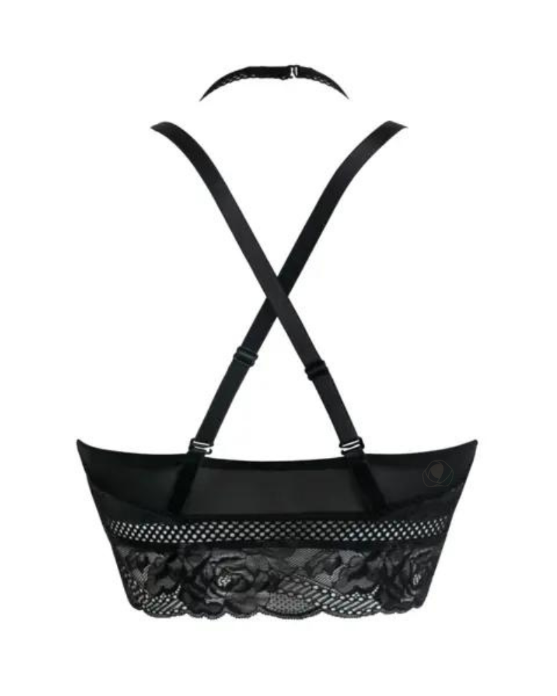 Pour Moi 28601 Black OOO La La Underwire Bralette myselflingerie.com