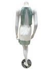 Oh! Zuza 4210+4212 Ivory and Sea Green Laced Edge Modal Chemise & Wrap Set myselflingerie.com