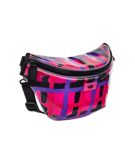 UGG 1126832 Nasha Clear Rock Rose Plaid Punk Belt Bag myselflingerie.com
