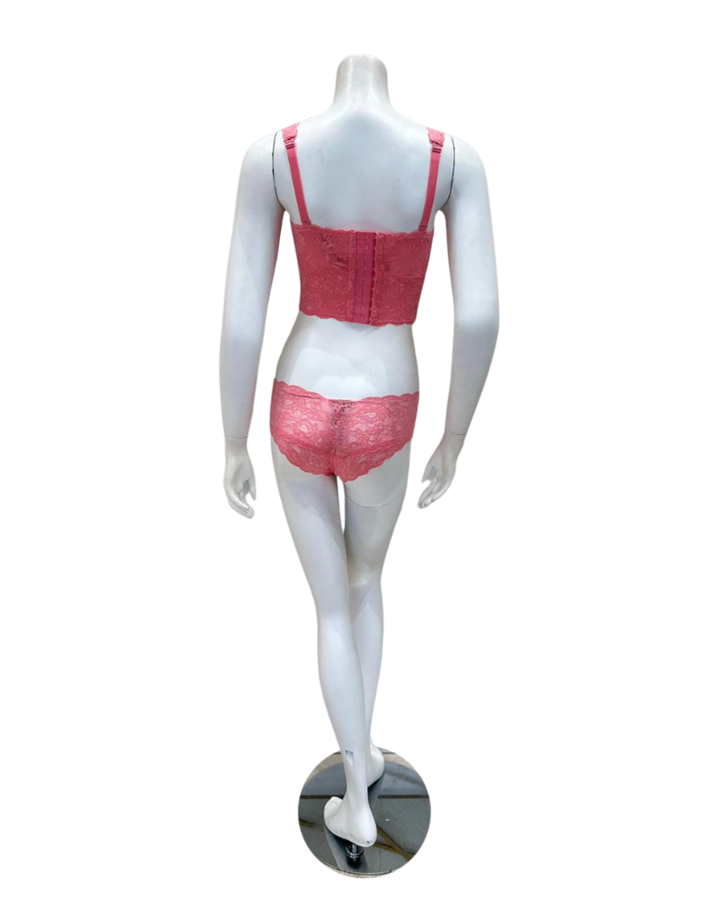 Cosabella NEVER1385+07ZL Venetian Dusk Curvy Longline Bralette & Panty Set myselflingerie.com