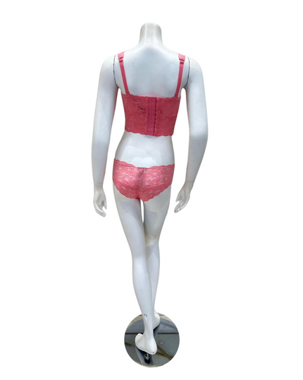 Cosabella NEVER1385+07ZL Venetian Dusk Curvy Longline Bralette & Panty Set myselflingerie.com