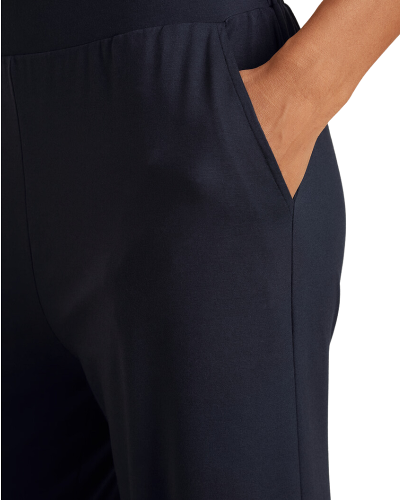 Calida 15791 + 29390 Dark Lapis Blue DSW Balancing Modal Pajamas Set myselflingerie.com