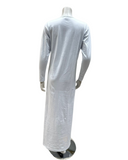 Nico Italy Dome Screen Print Snap Front White Cotton Nightgown