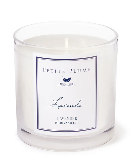 Petite Plume CCJL Lavande Luxe Candle myselflingerie.com