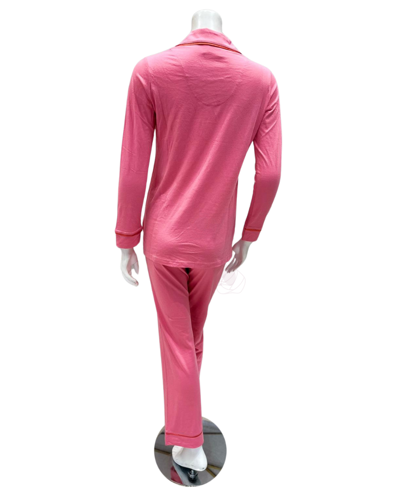 Cosabella AMORE9644 Venetian Dusk/Sicilian Orange Bella Cotton Blend Pajamas Set myselflingerie.com