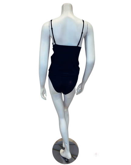 Jackie O'Loungewear NG-BLU Blue Modal Chemise & Panty Set myselflingerie.com