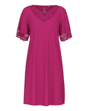 30793 Orchid Flower Lace Nights Modal Nightshirt