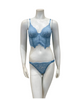 Cosabella MAGNO1161 + 0551 Aasmani Blue Magnolia Longline Underwire Bra & Panty Set myselflingerie.com