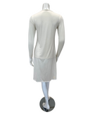 Slimit SLM2615D 37" Ivory/Ivory Long Sleeve Shell Slip Adjustable Neck myselflingerie.com