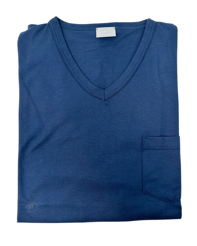 Mey 34061 New Denim My Night Men's Cotton Pajamas Set myselflingerie.com