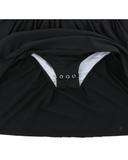 Miss Mini OS03 Black Onyx Swim Top & Skirt Set myselflingerie.com