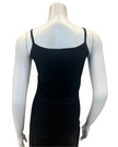 Cotton Touch 510 Black Cotton Sleeveless Camisole Undershirt myselflingerie.com