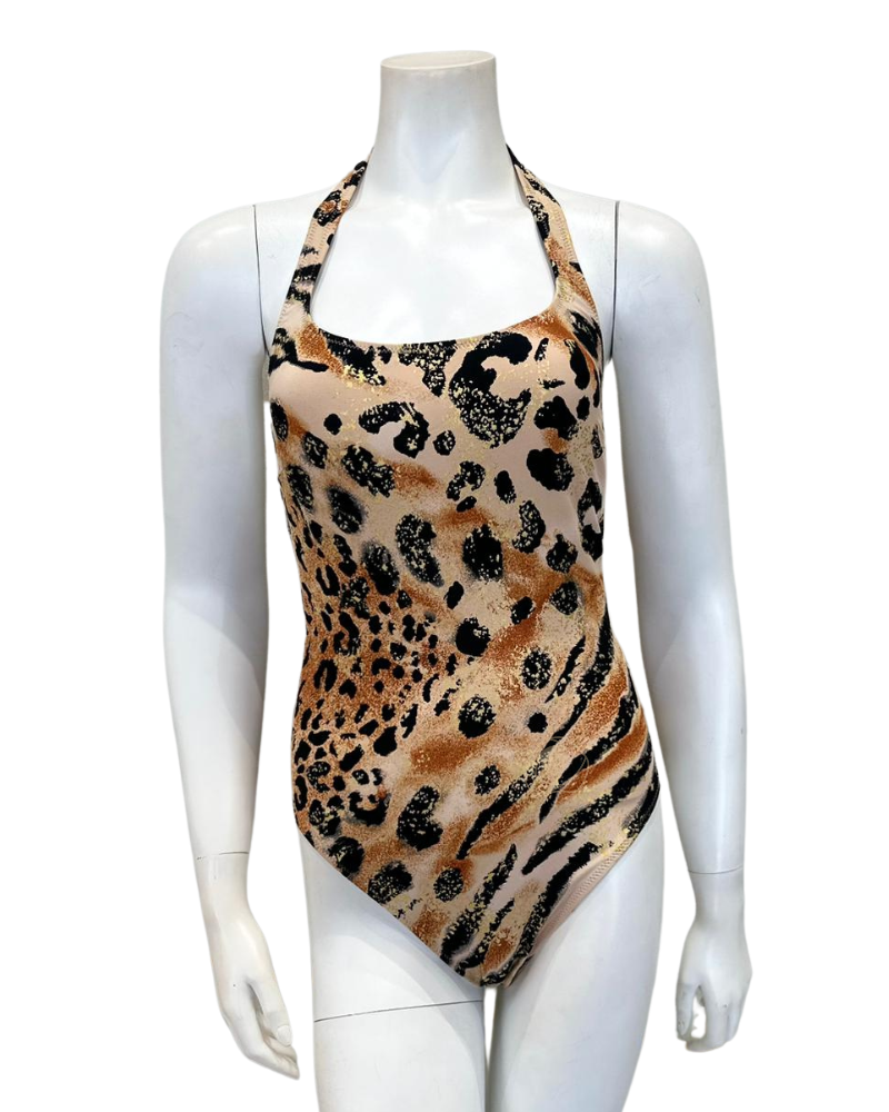 Gottex 22LM07063 Diana Safari Halter Neck Swimsuit myselflingerie.com