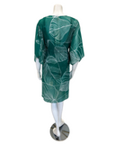 Gottex 24NE611 Green/White Natural Essence V Neck Swim Kimono Cover Up myselflingerie.com