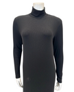 Sparrow S6954 Black Ribbed Turtleneck 57