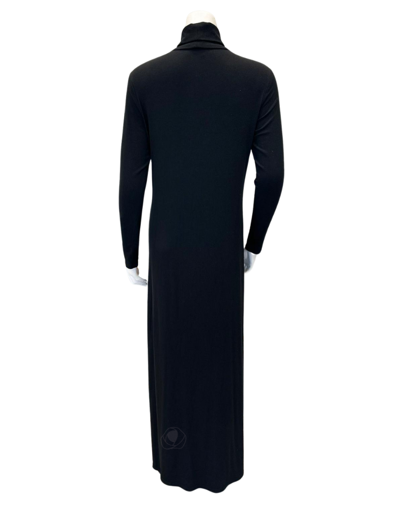 Sparrow S6954 Black Ribbed Turtleneck 57