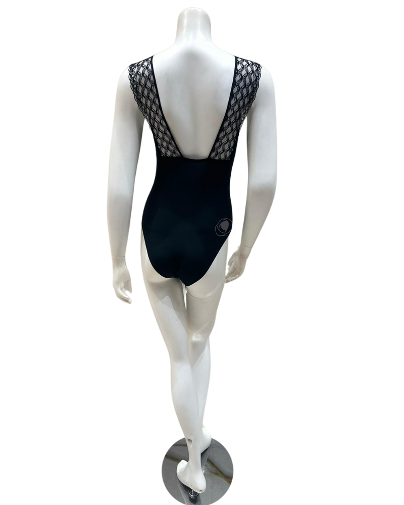 Simone Perele 1D5510 Black Rose Bodysuit myselflingerie.com