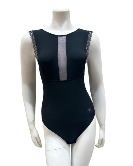 Simone Perele 1D5510 Black Rose Bodysuit myselflingerie.com