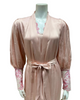 Oh! Zuza M8945 + M8943 Dusty Pink Lace Gown & Robe Set myselflingerie.com