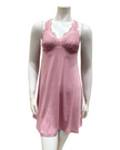 Fleur't 630 Pink Nectar Lace T-Back Short Modal Chemise myselflingerie.com