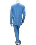 Iora Lingerie 24223C Sky Blue Tucks Modal Pajamas Set myselflingerie.com