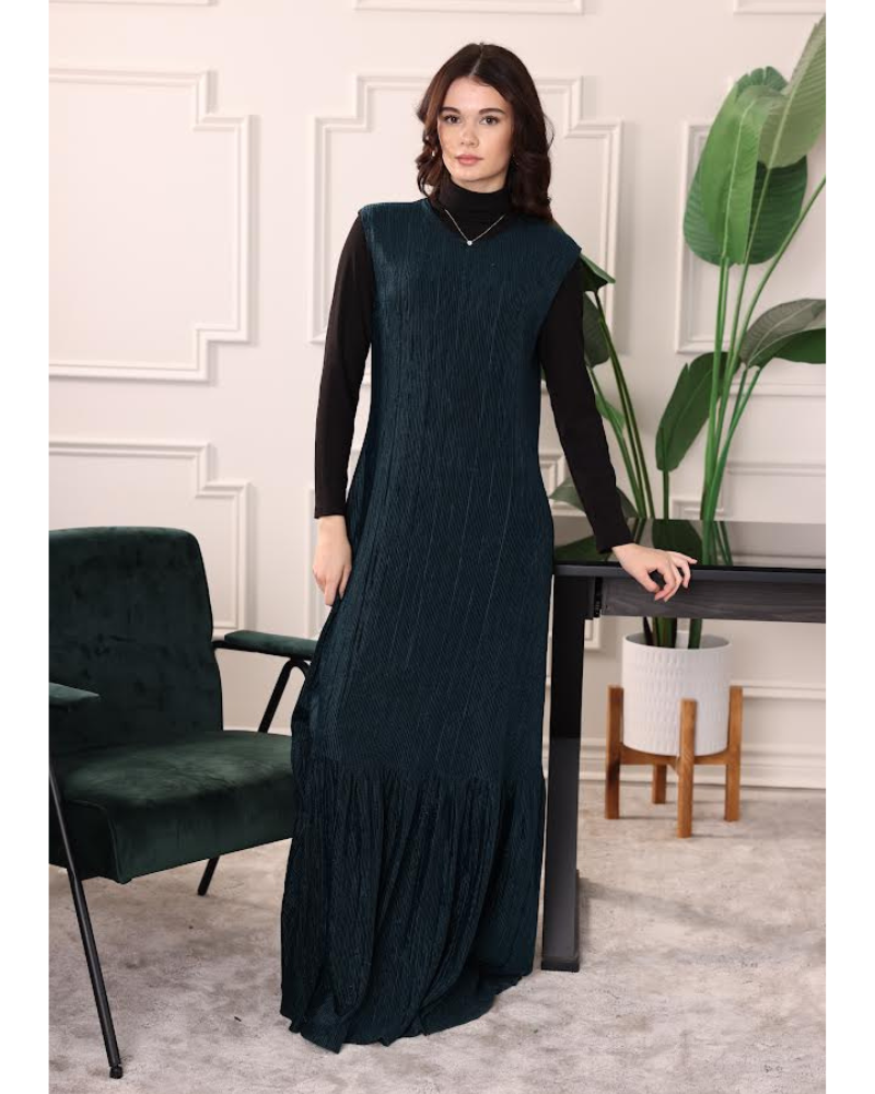 S6954 Black Ribbed Turtleneck 57