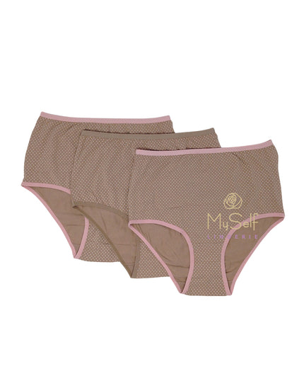 Gemsli 3308 Dots Briefs 3 Pk. myselflingerie.com