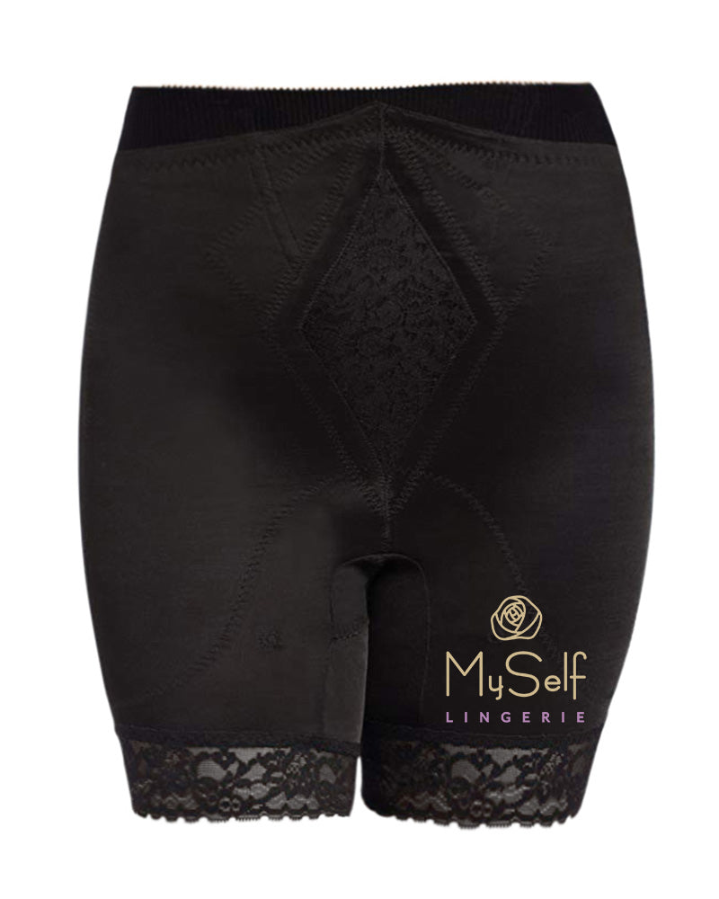 Rago Silky Smooth Mid-High Waist Long Leg Pantie Girdle Style 6206