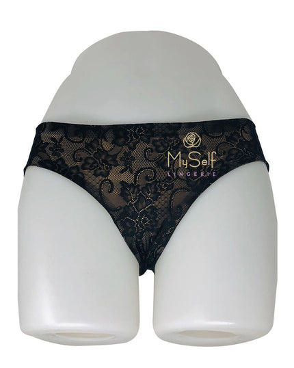 Marc and Andre Paris A9-1693 Black Mesh Lace Bikini myselflingerie.com