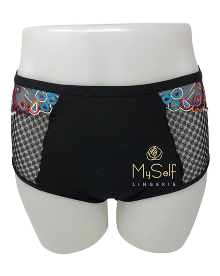 Chantelle 2938 Embroidered Lace Panel Brief MYSELFLINGERIE.COM