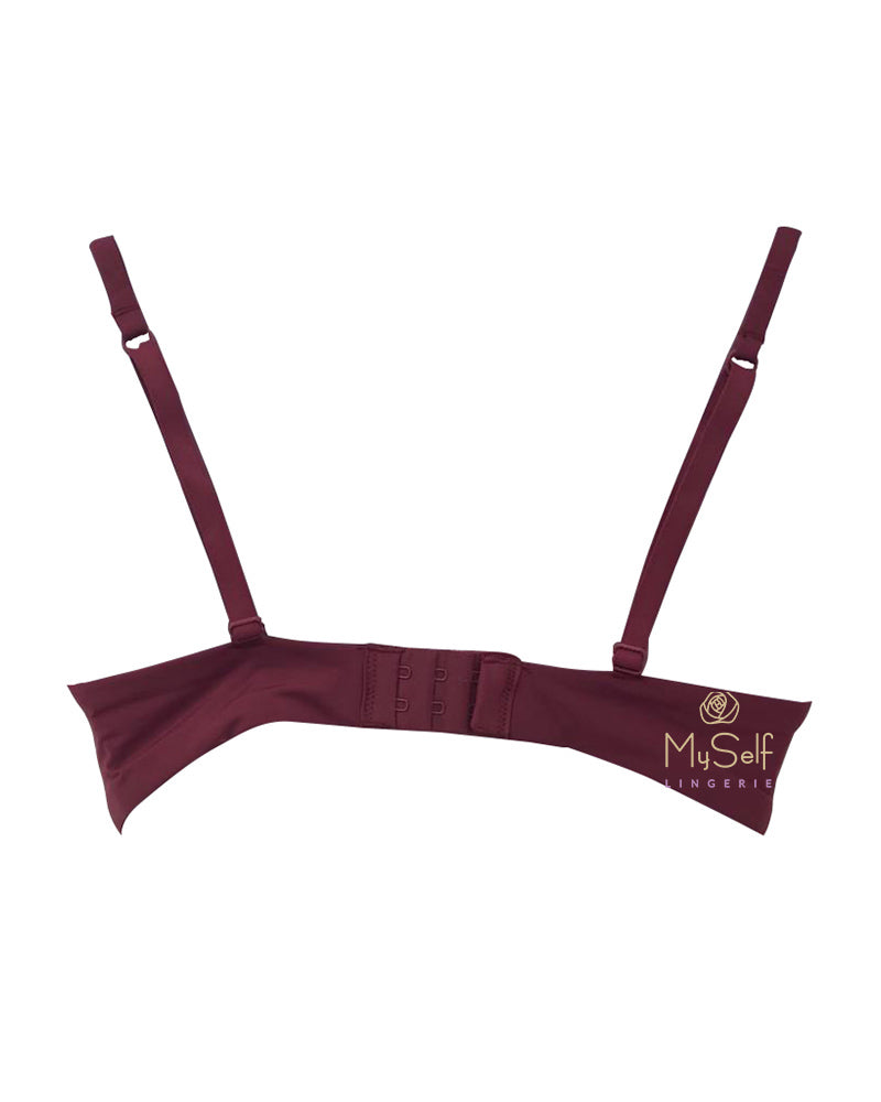 Dorina D01673M Burgundy Fili Molded Wire Free T-Shirt Bra myselflingerie.com