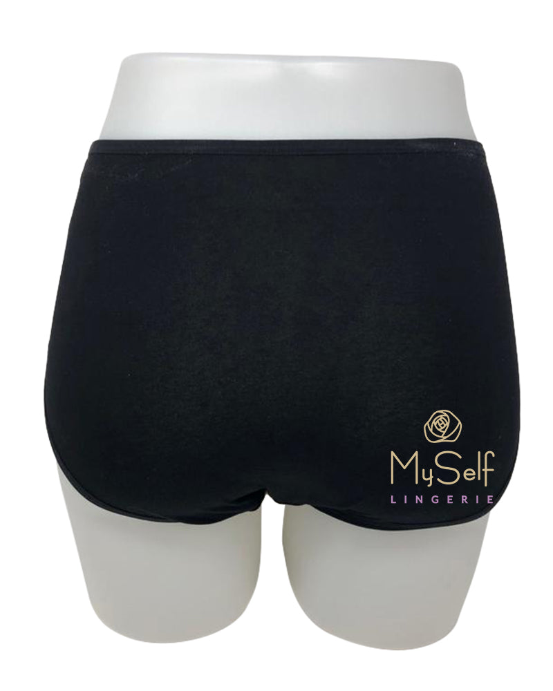 Gemsli 3320 Metallic Dot Cotton Briefs 3 Pack myselflingerie.com