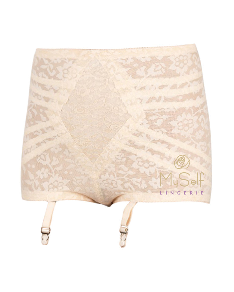 Rago 6197 Lacette Brief with Garters MYSELFLINGERIE.COM