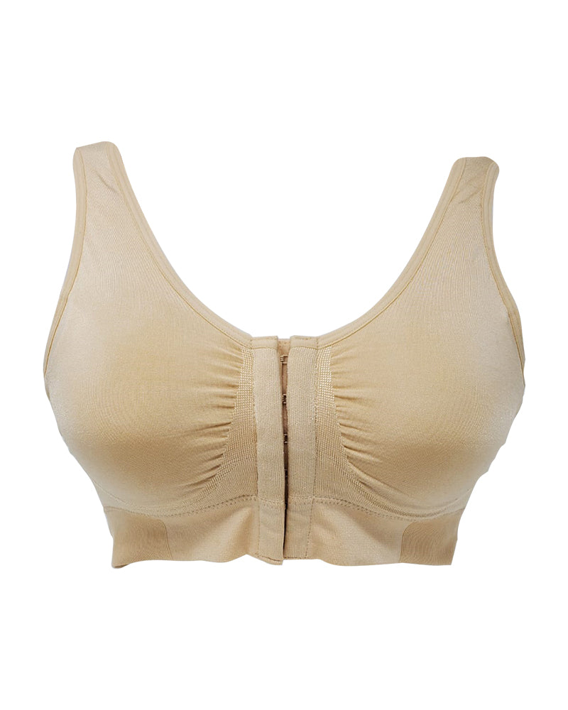 Wacoal 835475 Nude Front Closure Wire Free Bralette –