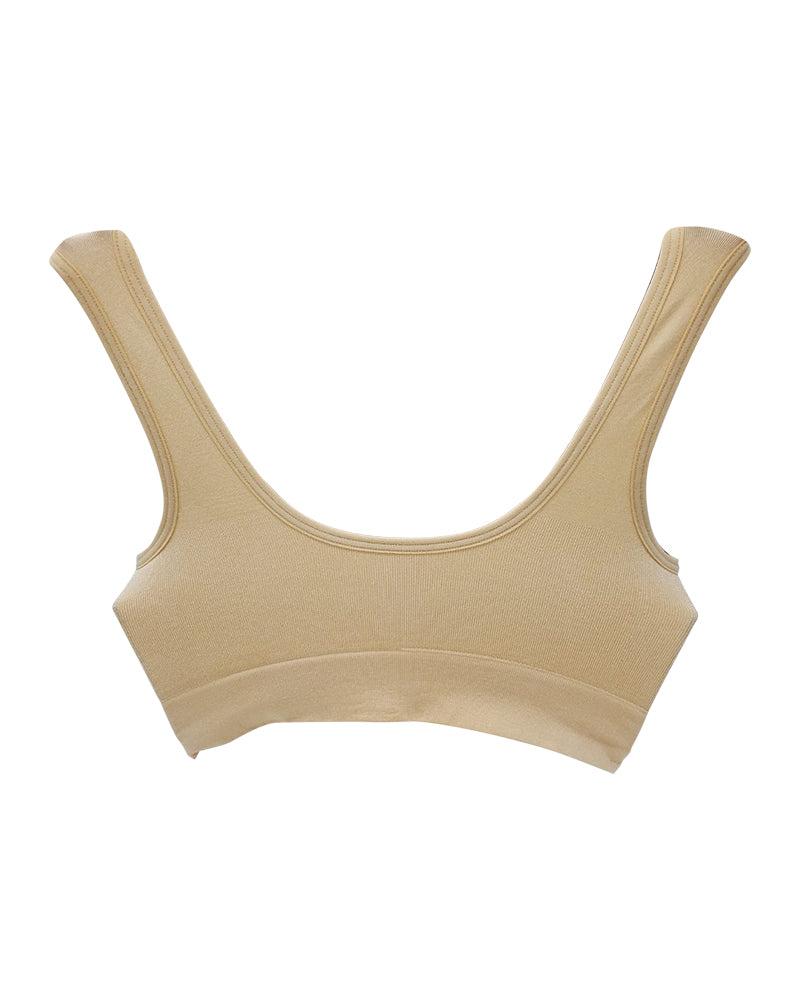 Wacoal 835475 Nude Front Closure Wire Free Bralette MYSELFLINGERIE.COM