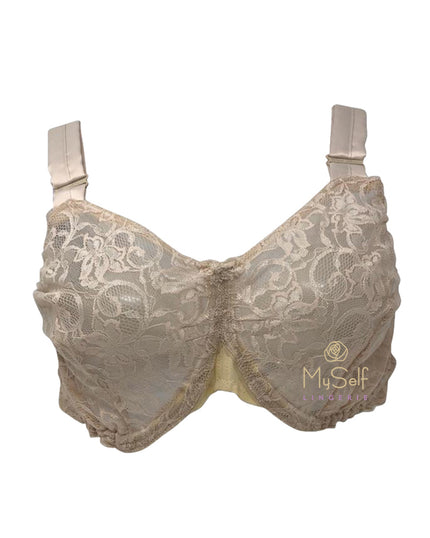 Edith Lances 710 All Lace Minimizer Underwire Bra MYSELFLINGERIE.COM