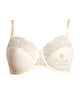 1381 Ivory Pont Neuf Underwire 3 Part Cup Unlined Bra