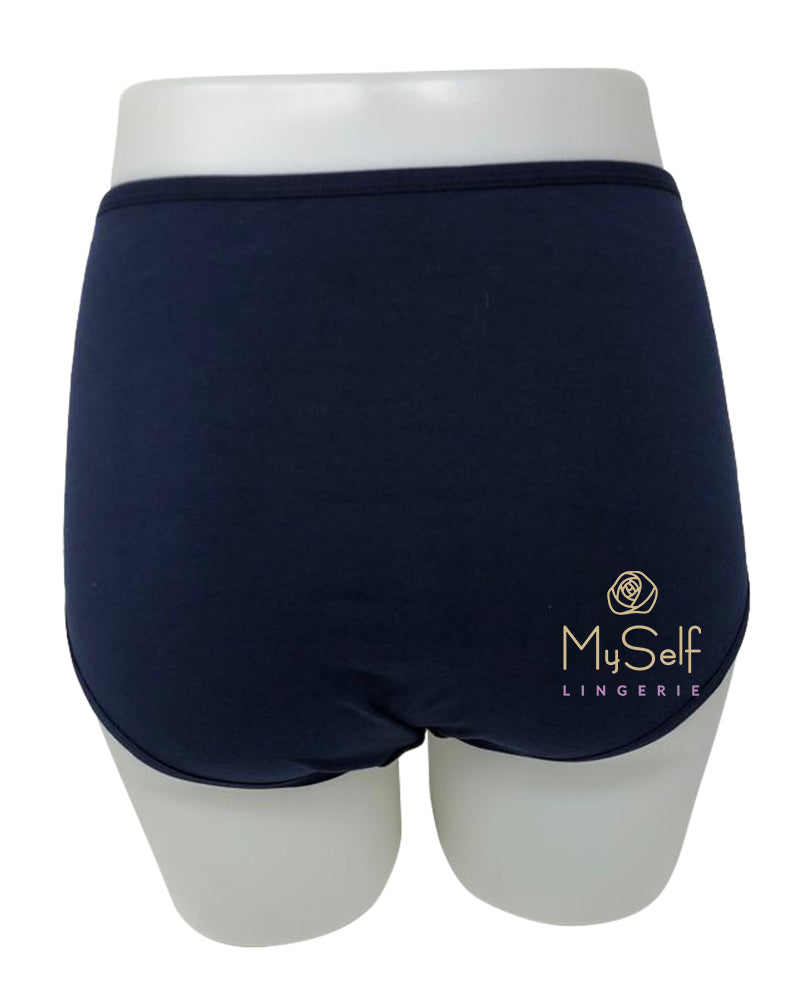 Gemsli 3319 Shimmer Design Cotton 3 Pack Briefs myselflingerie.com