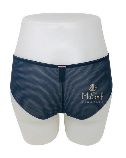 Marc and Andre Paris A9-0193 Navy and Teal Lace Bikini MYSELFLINGERIE.COM