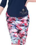 Undercover Waterwear S18-APS-IM Impressionist Print A Line Swim Skirt myselflingerie.com