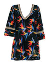 nbb 50991 Leaf Print Swim Cover Up myselflingerie.com