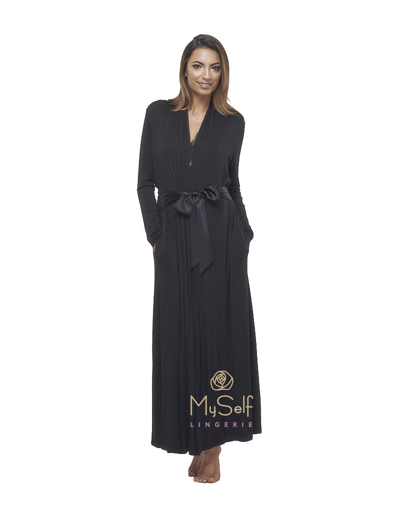 FLEUR'T 918 Modal Long Morning Robe myselflingerie.com
